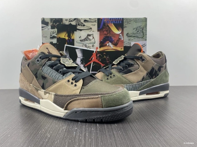 Rep MAX Retro DO1830-200 Patchwork 3 Camo Jordan Air 0705
